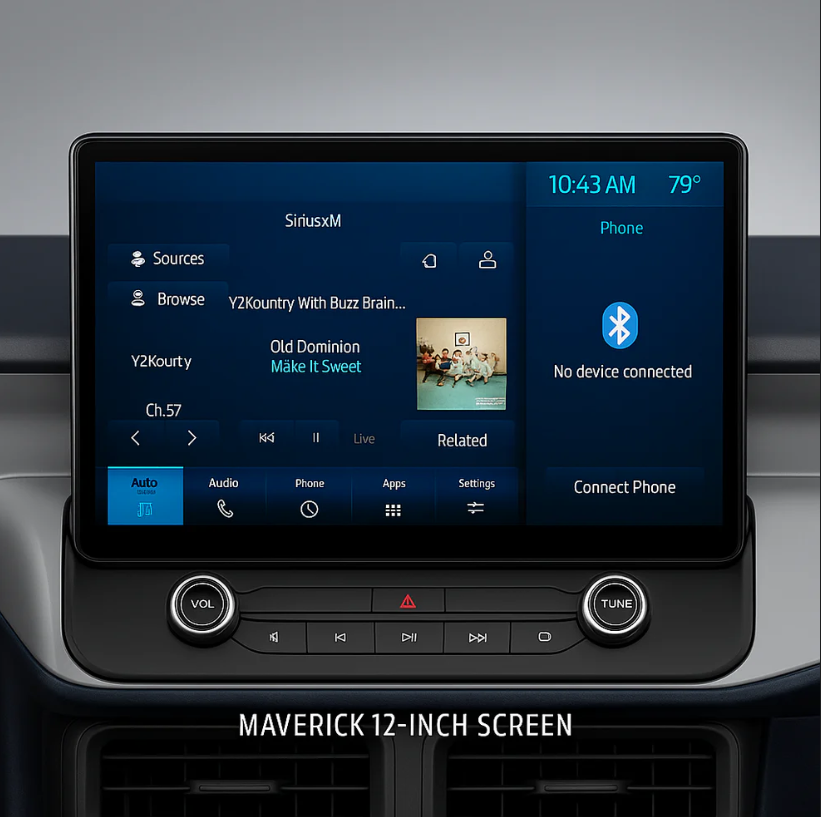 2022-2024 Ford Maverick SYNC 4 12-Inch OEM Upgrade Kit