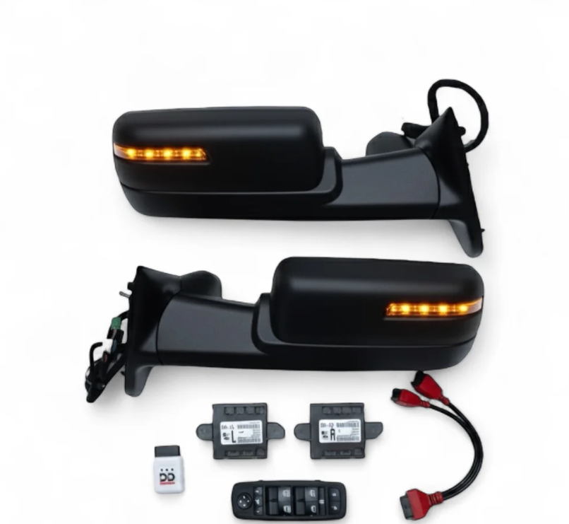 2023–2024 Genuine Ram 2500/3500/4500/5500 Power Folding Tow Mirrors Kit | Plug & Play