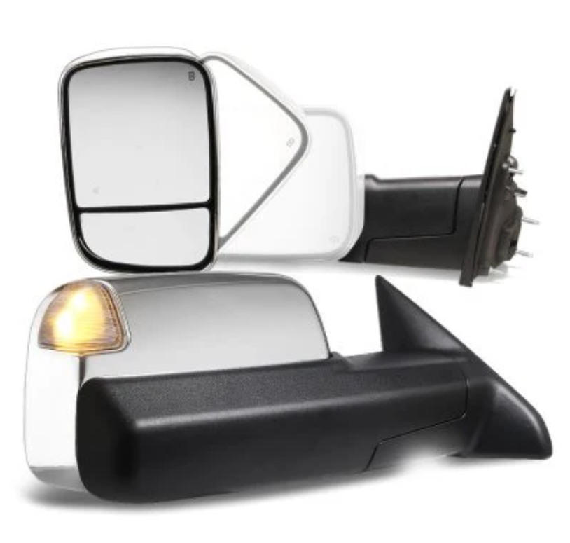 2013-2022 Genuine Mopar Ram 2500 3500 4500 5500 Truck Power Folding Tow Mirrors Plug-and-Play Kit