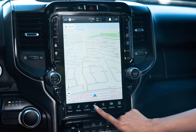 2019–2021 Ram 2500/3500 Uconnect 5 12-Inch Screen Upgrade Kit UBQ – Wireless Apple CarPlay & Android Auto