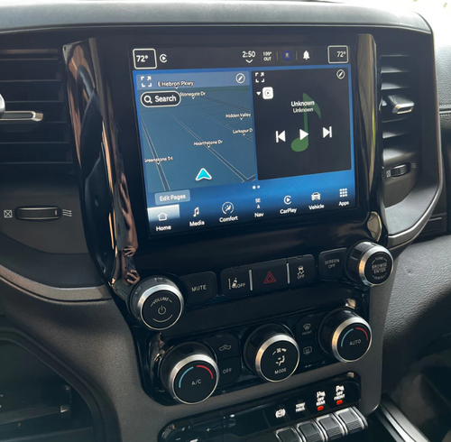 2019-2024 RAM DT 1500 UBL Uconnect 5 Upgrade kit with 8.4-inch Touchscreen including Wireless Apple CarPlay / Android Auto