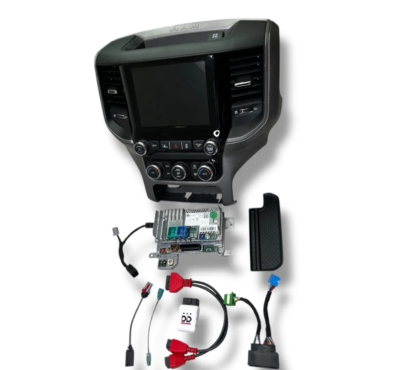 2019-2024 RAM DT 1500 UBL Uconnect 5 Upgrade kit with 8.4-inch Touchscreen including Wireless Apple CarPlay / Android Auto