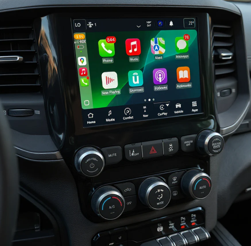 2019-2024 RAM Heavy Duty 2500/3500 UBL Uconnect 5 Upgrade kit with 8.4-inch Touchscreen including Wireless Apple CarPlay / Android Auto